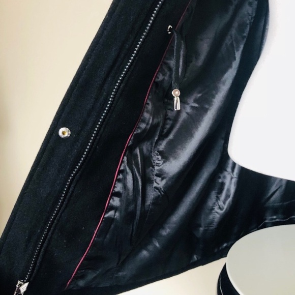 Liz Claiborne Black Quilted Anorak Winter Jacket - Picture 5 of 7